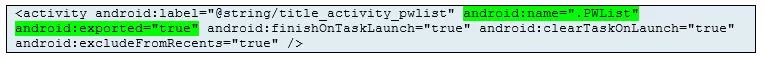 Android Security Exposure