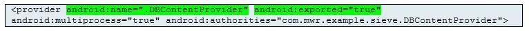 Android Security Exposure
