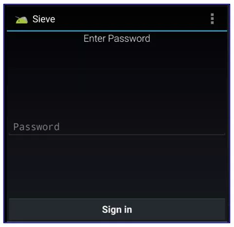 Android Mobile application security - understanding exposure - sieve application