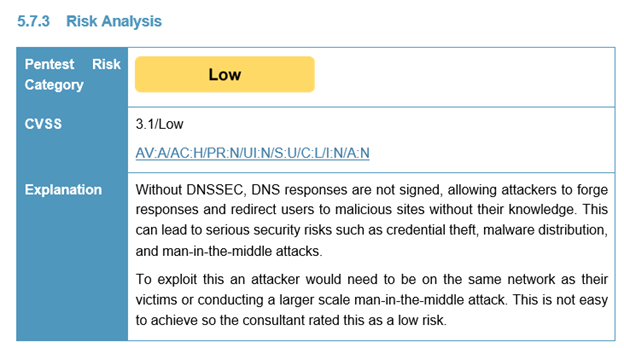DNSSEC - Risk Analysis