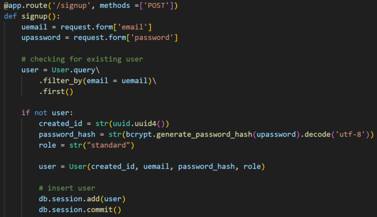 JSON Web Tokens – Algorithm Confusion Attack -img3_signupFunction