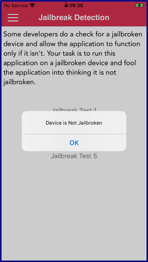 iOS Mobile Application Security - attack surface - jailbreak bypass
